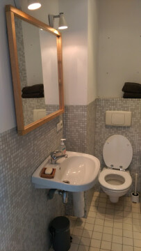 Badkamer, toilet, wasbak,