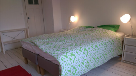 Slaapkamer 1, setting double bed.